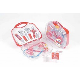 MALLETTE DOCTEUR transparente avec accessoires Plastique