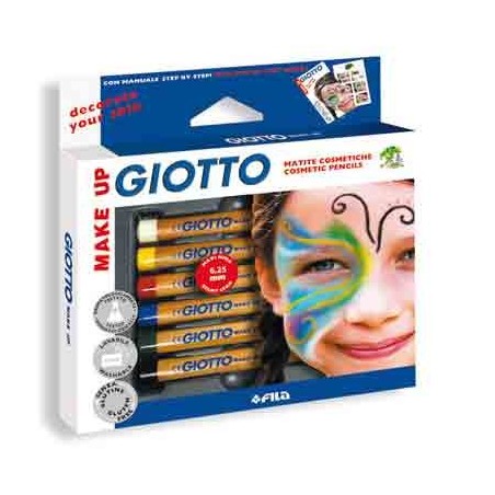 6 CRAYONS MAQUILLAGE COLORIS ASSORTIS