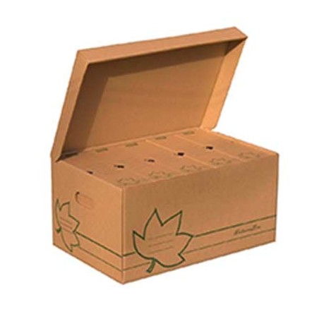 CONTAINER + 5 BOITES ARCHIVES 10cm NATURE LINE