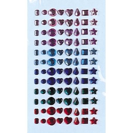 320 PIERRES BIJOUX ADHESIFS ASSORTIS