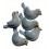 MINI FORMES RESINE OISEAUX 25mm 5 pièces assorties