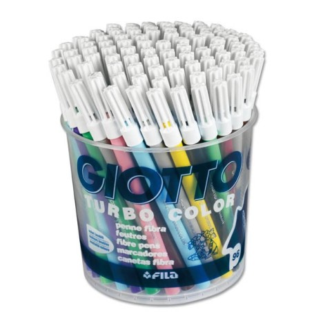 TURBO COLOR POT 96 FEUTRES COLORIS ASSORTIS