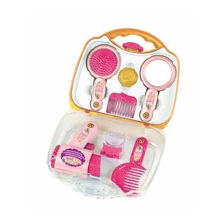 MALLETTE COIFFURE avec sèche cheveux Princess Coralie Plastique