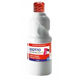 GIOTTO FLACON GOUACHE 500ML Blanc