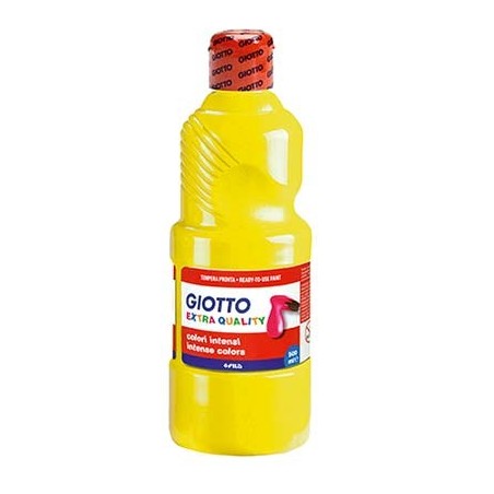 GIOTTO FLACON GOUACHE 500ML JAUNE PRIMAIRE
