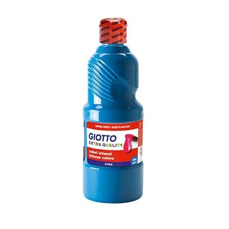 GIOTTO FLACON GOUACHE 500ML CYAN