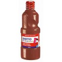 GIOTTO FLACON GOUACHE 500ML MARRON