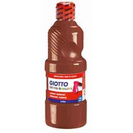 GIOTTO FLACON GOUACHE 500ML MARRON