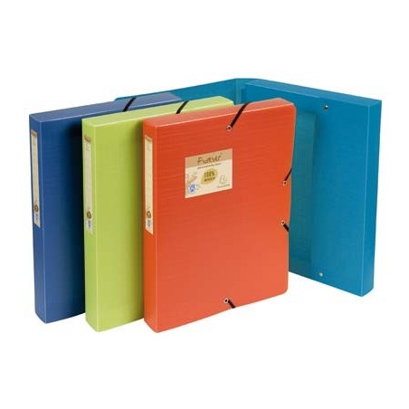 BOITE CLASSEMENT dos 40 FOREVER polypro recyclé ass