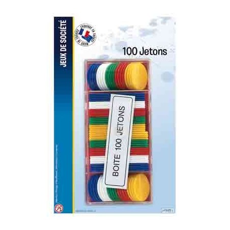 JETONS 4 COLORIS