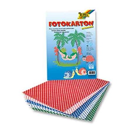 LOT 10 FS CARTON 50X70 CM 300 GR  MOTIFS POINTS