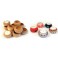 VEILLEUSES EN BOIS A DECORER lot de 10