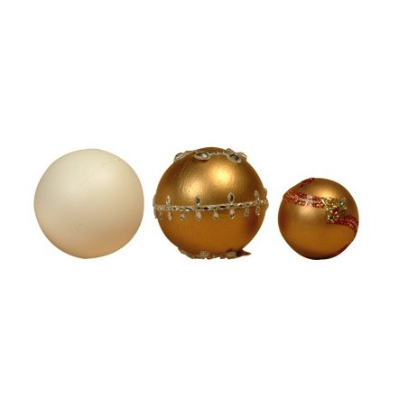 5 BOULES STYROPOR Ø 100 MM