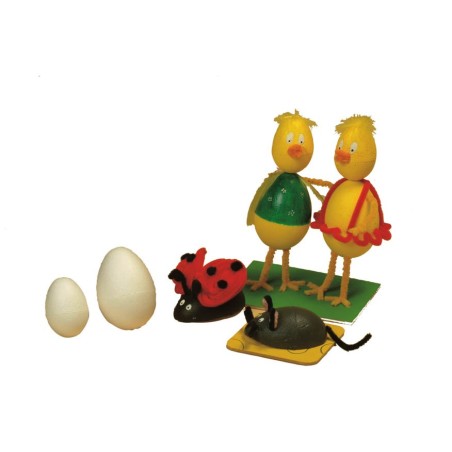 1 LOT DE 25 ŒUFS STYROPOR Ø 45MM