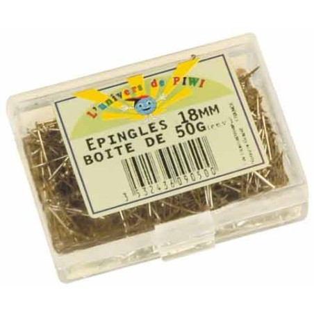 500 EPINGLES 18MM POUR PAILLETTES