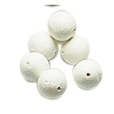 1 LOT DE 100 BOULES BLANC CELLULOSE Ø25MM