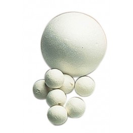 50 BOULES BLANC CELLULOSE Ø30MM