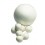 1 SACHET DE 50 BOULES BLANC CELLULOSE Ø30MM