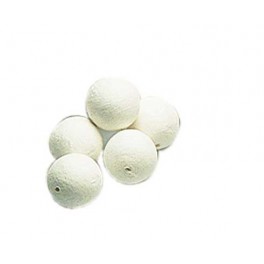1 SACHET DE 50 BOULES BLANC CELLULOSE Ø40MM