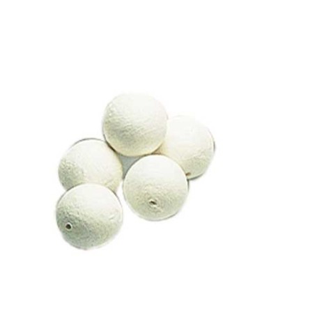 1 SACHET DE 50 BOULES BLANC CELLULOSE Ø40MM