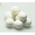1 SACHET DE 20 BOULES BLANC CELLULOSE Ø60MM