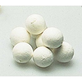 1 SACHET DE 20 BOULES BLANC CELLULOSE Ø60MM