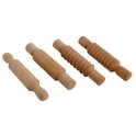 4 ROULEAUX FANTAISIE BOIS ASSORTIS