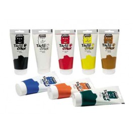 LOT 8 TUBES 80ML GOUACHE AU DOIGT