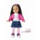 POUPEE 38cm LONGS CHEVEUX