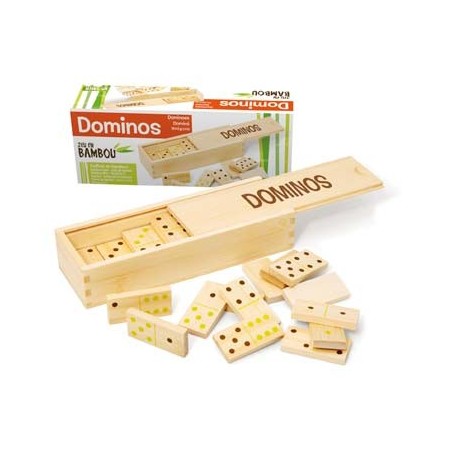 DOMINOS COFFRET BAMBOU