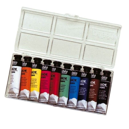 PEBEO 10 TUBES GOUACHE 10 ML