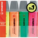 SURLIGNEUR BOSS ORIGINAL 4 SURLIGNEURS COLORIS ASSORTIS