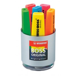 SURLIGNEUR BOSS ORIGINAL POT 6 SURLIGNEURS ASSORTIS