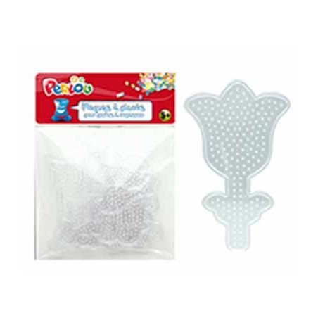 6 PLAQUES POUR PERLES À REPASSER LOT N°1