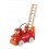 CAMION POMPIER + 1 POMPIER EN BOIS 13cm