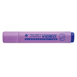 SURLIGNEUR TRATTO VIDEO FLUO VIOLET Pte biseautée