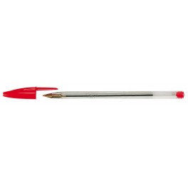 CRISTAL MEDIUM STYLO BILLE ROUGE