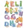 STICKERS EDUCATIFS 2F 69x49cm alphabet -