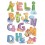 STICKERS EDUCATIFS 2F 69x49cm alphabet -