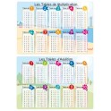 STICKERS EDUCATIFS 2F 34,5x49 additions - multiplications