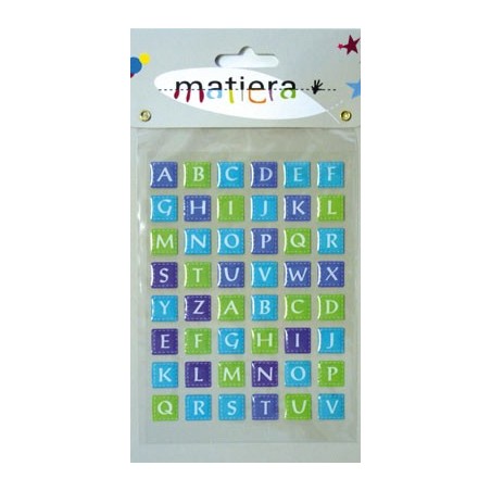 LETTRES ADHESIVES 48 pièces