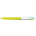 STYLO BILLE BIC 4 COULEURS FASHION PTE MOY.