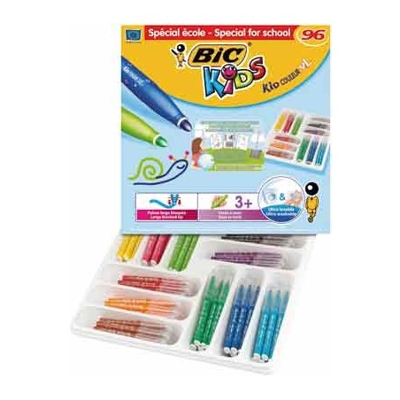 KIDS COULEUR XL CLASSPACK 96 FEUTRES COLORIS ASSORTIS