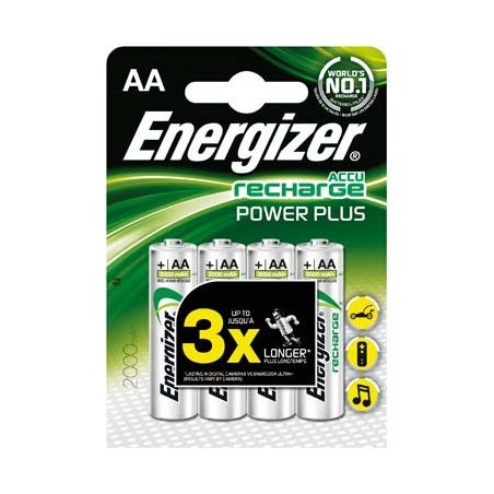 4 PILES RECHARGEABLES AA HR6