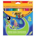 CRAYONS COULEUR TROPICOLOR Etui 24 assortis