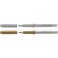 POT 24 MARQUEURS PERMANENT OR/ARGENT MARKING COLOR