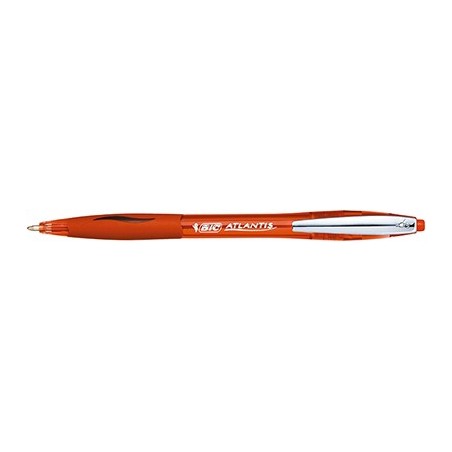 BIC ATLANTIS SOFT BILLE RÉTRACTABLE ROUGE