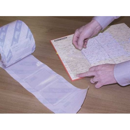 500 ÉTUIS ADHESIFS POUR FICHES 95X135MM