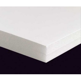 5 CARTONS MOUSSE BLANC 50X65CM 5MM