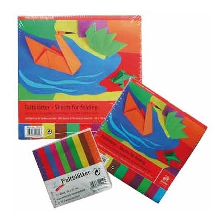 100F ORIGAMI 20X20CM UNIES ASSORTIES